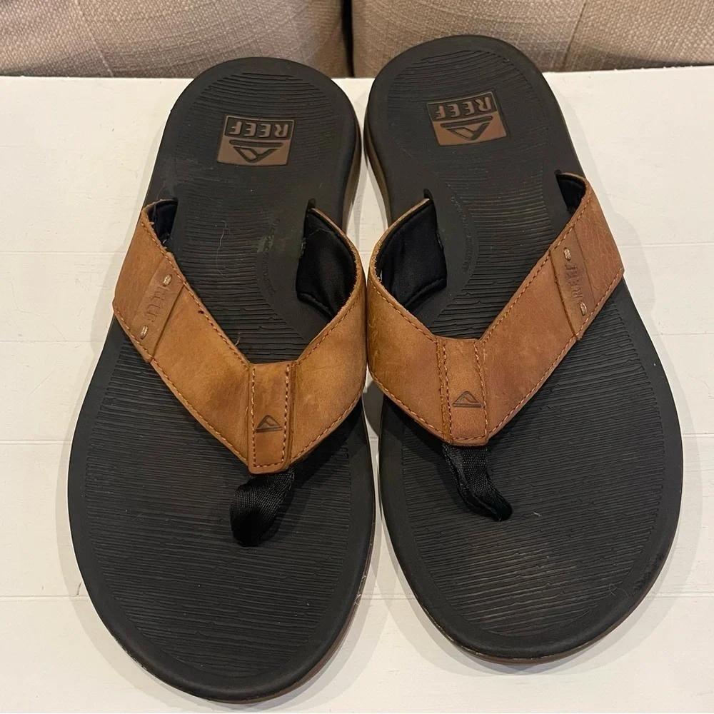 Reef Mens 9 Santa Ann Summer Beach Holiday Sandals Flip Flops